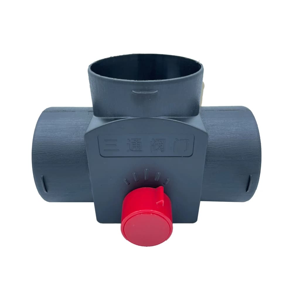 75MM Vavle Flap regolabile aria Diesel riscaldatore sfiato condotto T ramo Splitter tubo di scarico Joiner connettore ForEberspacher Webasto