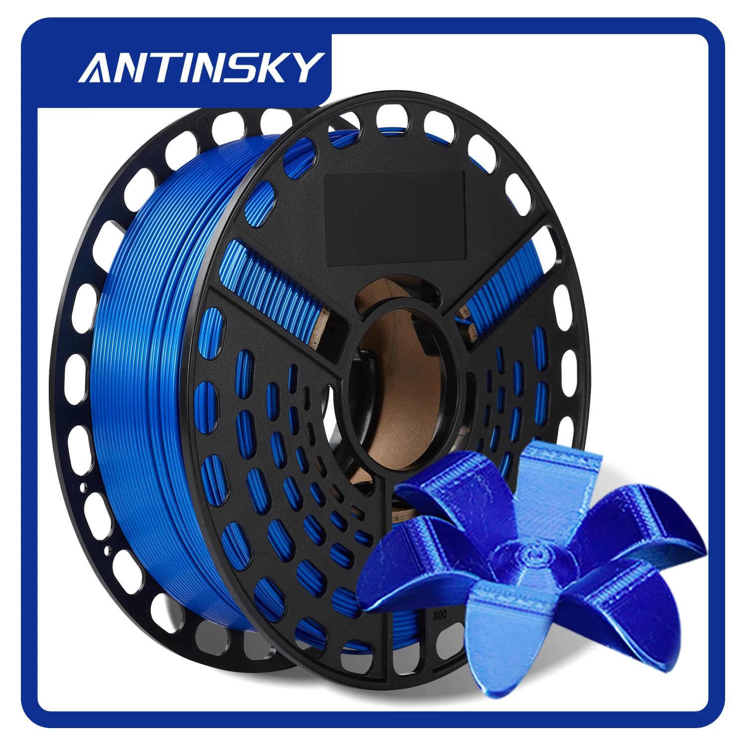 Filamento PLA Seta ANTINSKY 1kg 1.75mm Effetto Metallico Lucido Brillante per Stampanti 3D