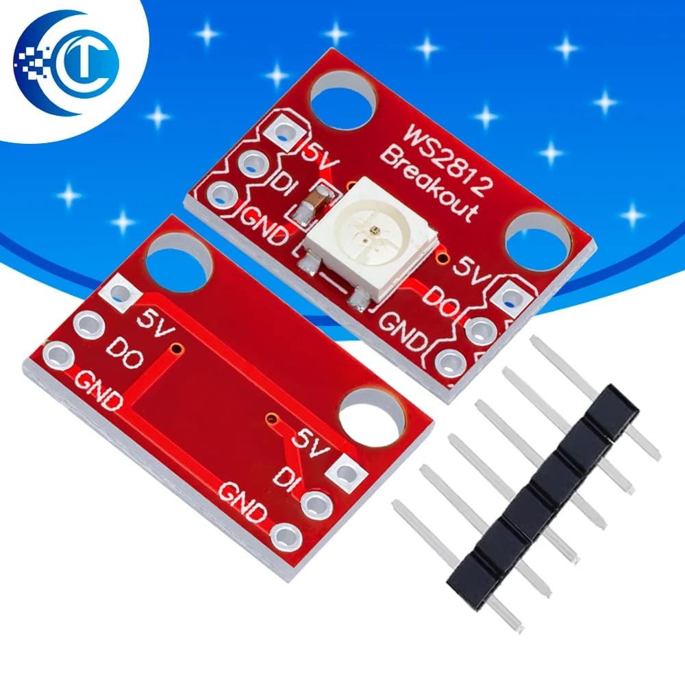 CLT IT 1 PZ/5 pz WS2812 RGB LED Modulo Breakout Per Arduino KIT FAI DA TE