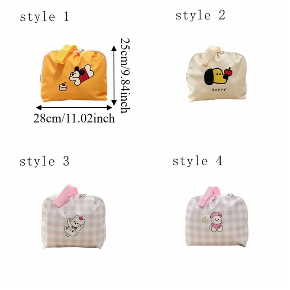 Large Capacity Close-fitting Clothing Storage Bag Multi-functional Cartoon Underwear Packing Cube Handheld Folding