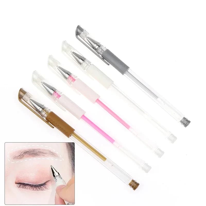 1PC Eyebrow Pen for Leather Waterproof Eyebrow Lip Pen for Microblading Eyebrow Lip Scribe PMU Tool