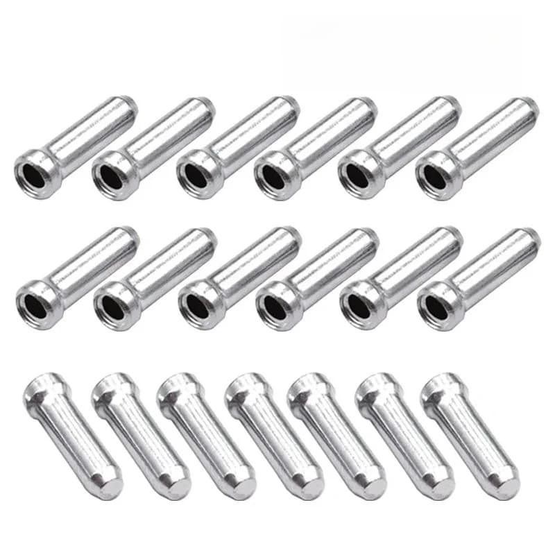 Bicycle Brake Shifter Cable Tips Aluminum Brake Line Derailleur Shift Inner Wire End Caps Tips Crimps MTB Bike Accessorie