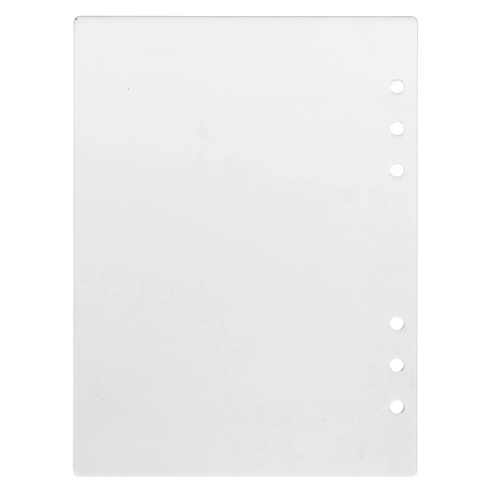 Copertina per Raccoglitore in Acrilico Satinato Riutilizzabile, Design Minimalista Moderno per Quaderni a Fogli Mobili, Agende e Organizer A5