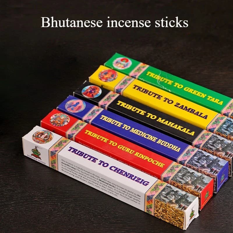 Tibetan Style Handmade Classic Incense Sticks Temple Worship Study Rooms Meditation Promotes Sleep Removes Odors Joss Stick