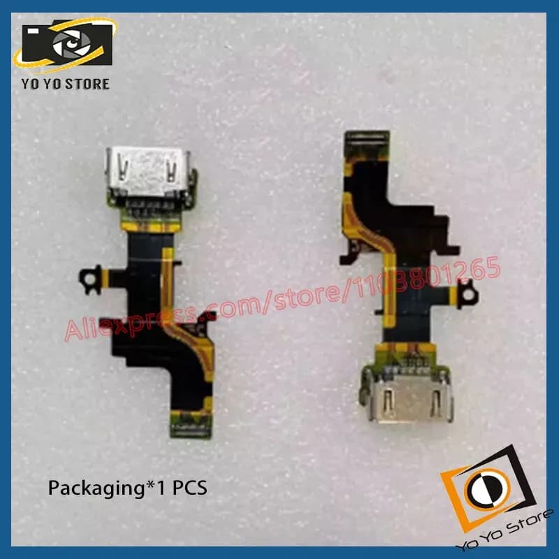 1PC for Sony A7S3 A7M4 A7R4A A7R5 FX3 HD Interface HDMI Port Ribbon Flex Cable Camera Parts