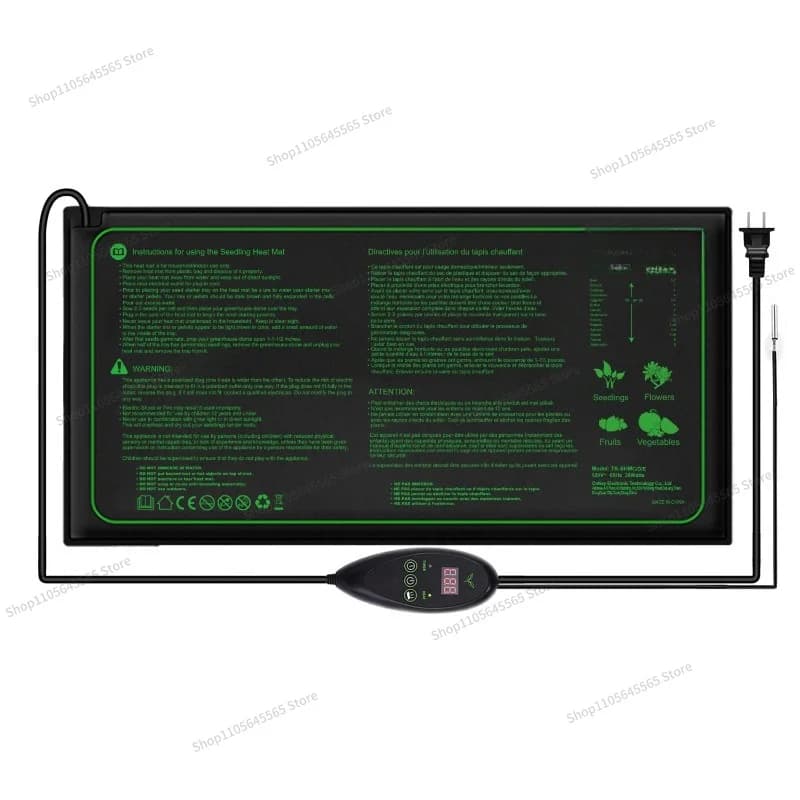 For Seedling Heating Mat Waterproof Heating Mat PVC Plant Seeds Flowers and Grasses Climbing Pet Warm Heating Mat