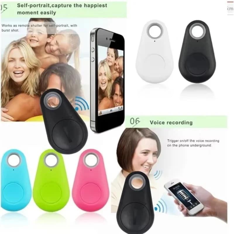 1/2 Pieces Bluetooth Smart Device Anti-Smarriage Water Drop, Bidirectional Positioner and Positioner, Keyring for Phone Children