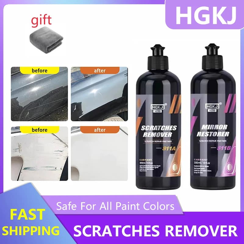 HGKJ S11AB auto Scratch Repair Fluid Body Compound Paint Repair Wax Car Polishing Coating Car Care Paint kit di pulizia antigraffio