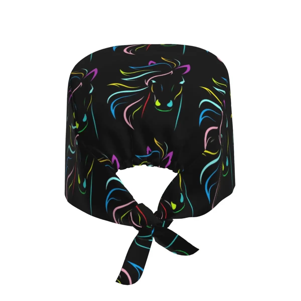 Magical Horse Scrub Hat Doctor Working Surgical Cap Unisex Adjustable Nursing Caps for Dentist