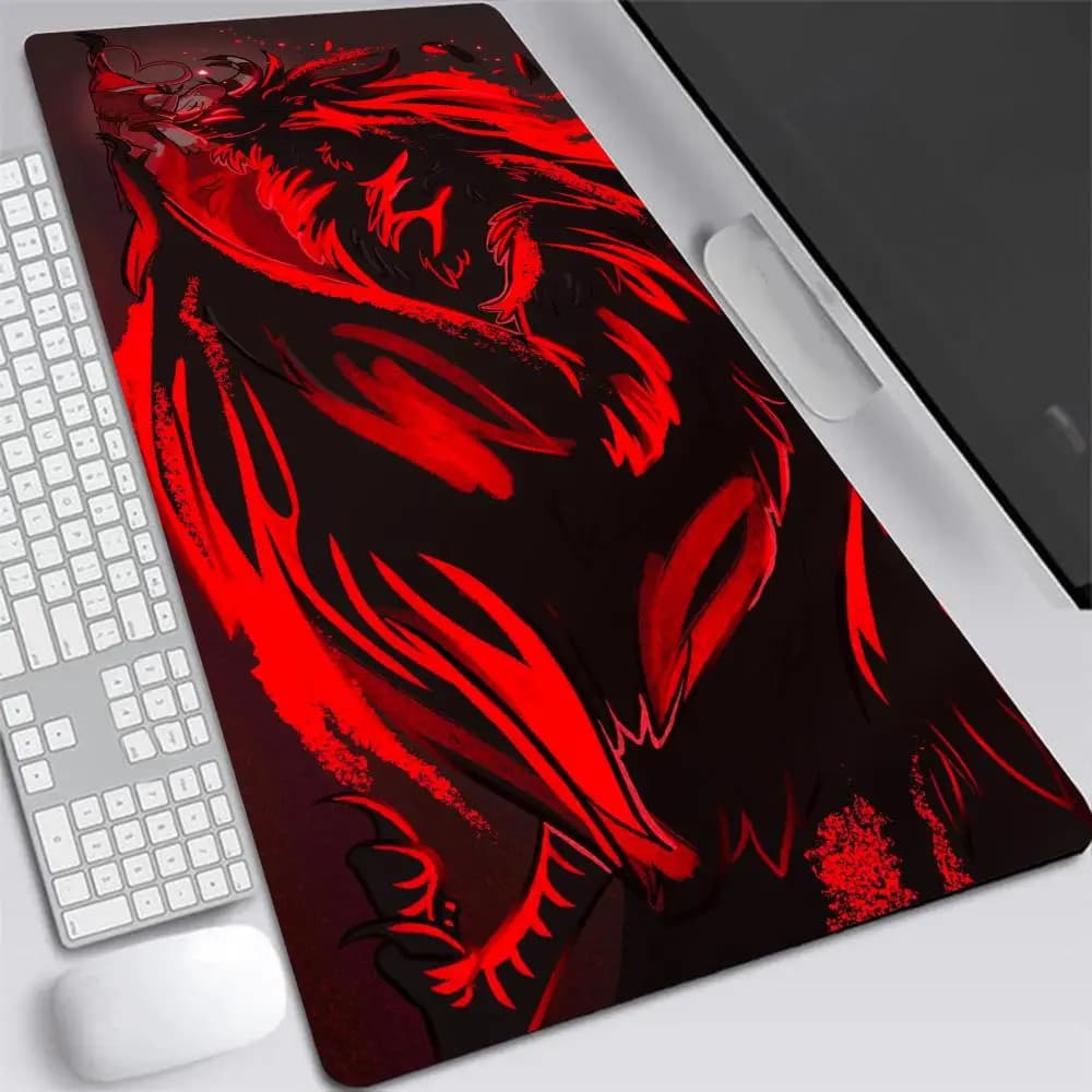 Loona Mousepad Helluva-Boss tastiera Pad Bilitzo stole tappetino da scrivania Mouse accessori da gioco Gamer scrivanie per Computer tappetini Mause Pad