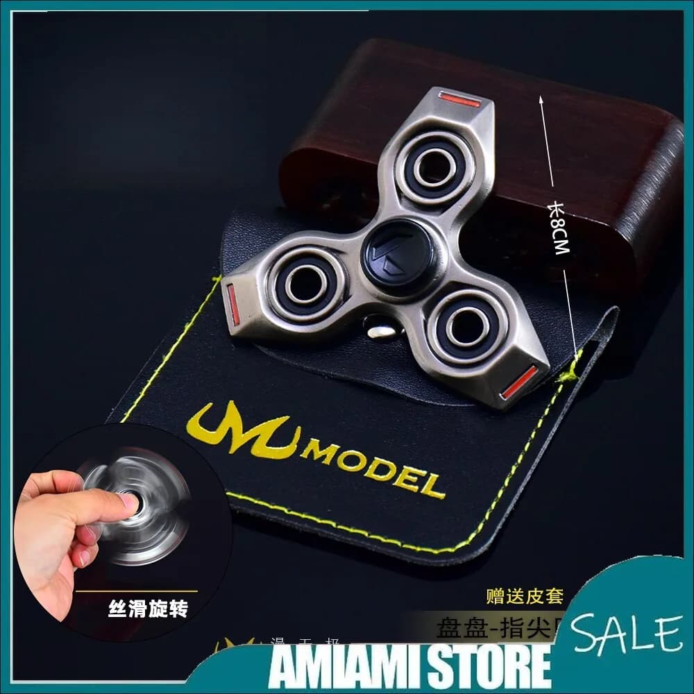 Fidget Spinner da 8 cm Valorant: Giocattolo Antistress in Lega Metallica a Forma di Dardo, Gadget da Gioco per Ragazzi