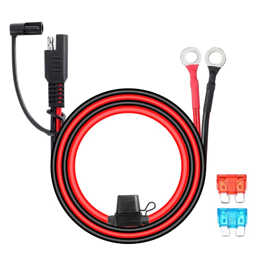 Cavo di prolunga adattatore cavo a sgancio rapido doppio SAE Cavo di prolunga connettore SAE a O-ring per caricabatteria Maintai