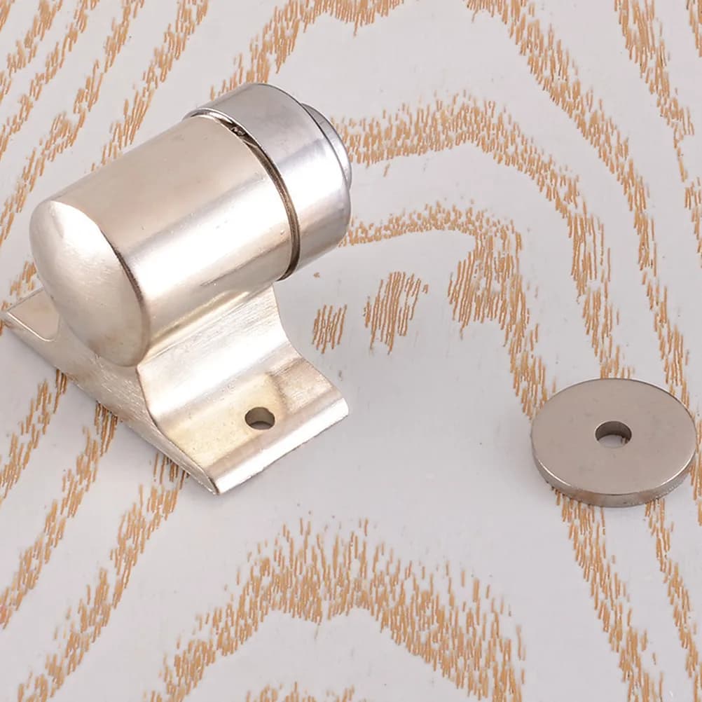 Stopper Zinc Alloy Mini Compact For Bedroom Kitchen Bathroom Wall Protection Floor Knob Door Holder Anticollision Base