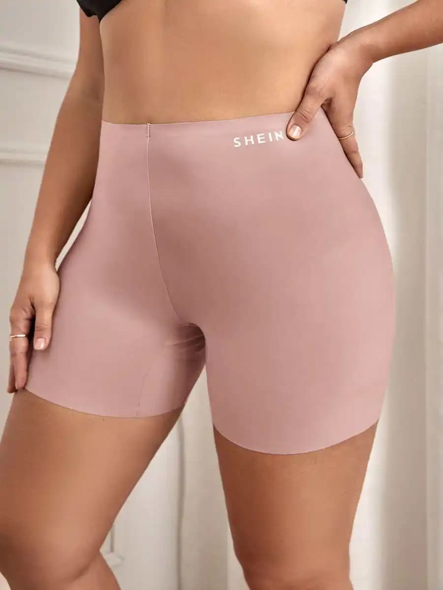 Pantaloncini casual elasticizzati e comodi per donna, taglie forti