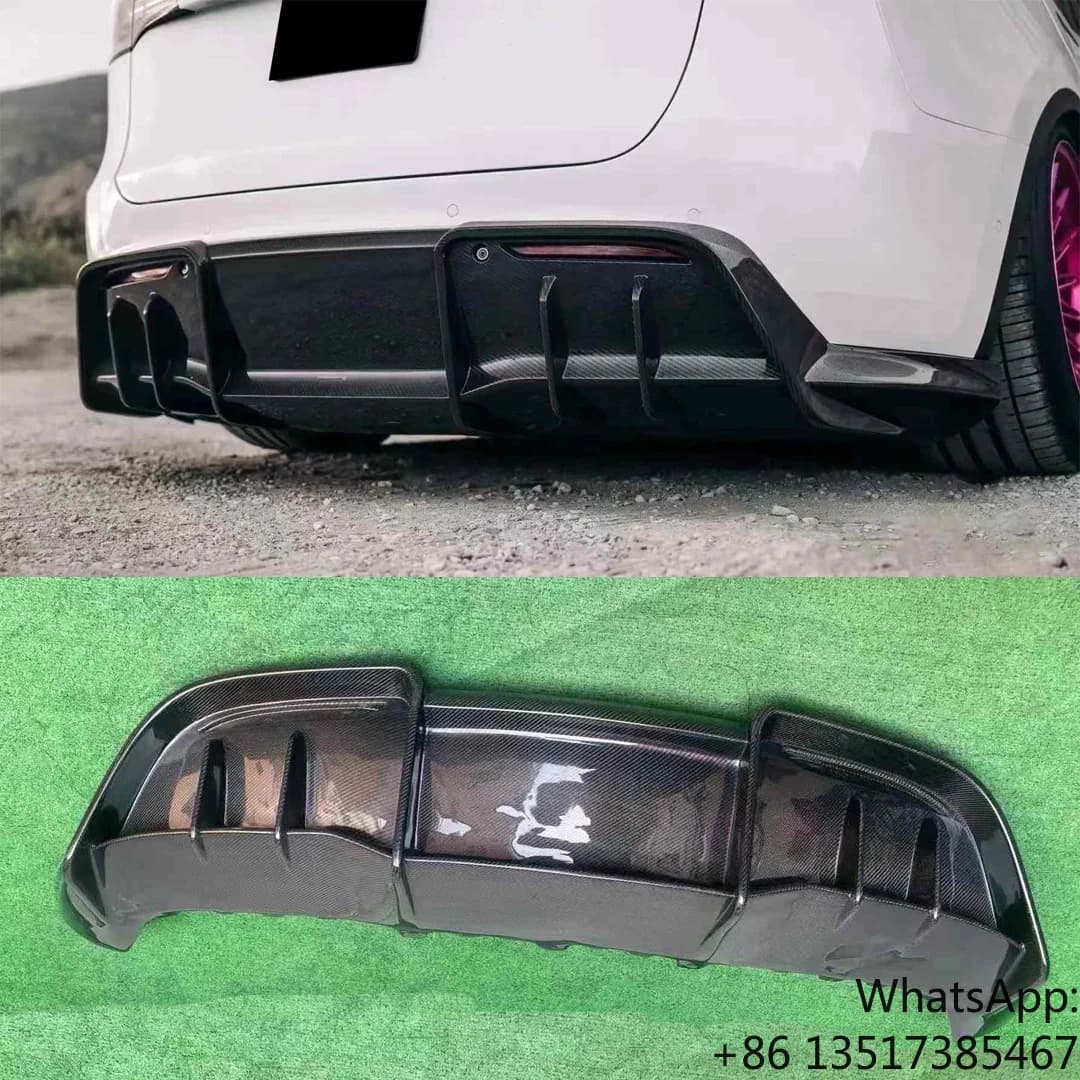 Diffusore Posteriore in Fibra di Carbonio per Tesla Model Y