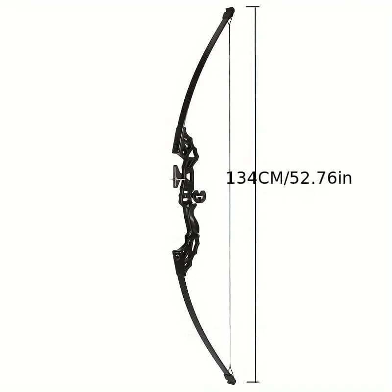 Arco dritto disegnato per adulti Sollevatore in lega di alluminio Tiro con l'arco per adulti/adolescenti Set di arco staccabile Pratica bersaglio per destrimani 30 libbre