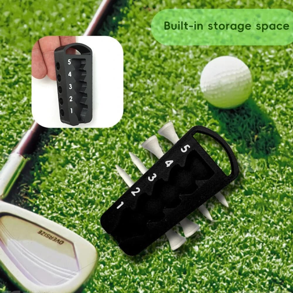 Staffa fissa per allineamento dell'altezza della pallina da golf portatile da 2 pezzi con regolatore dell'altezza del sedile Supporto per morsetto per pallina da golf Staffa per aiuti per l'allenamento