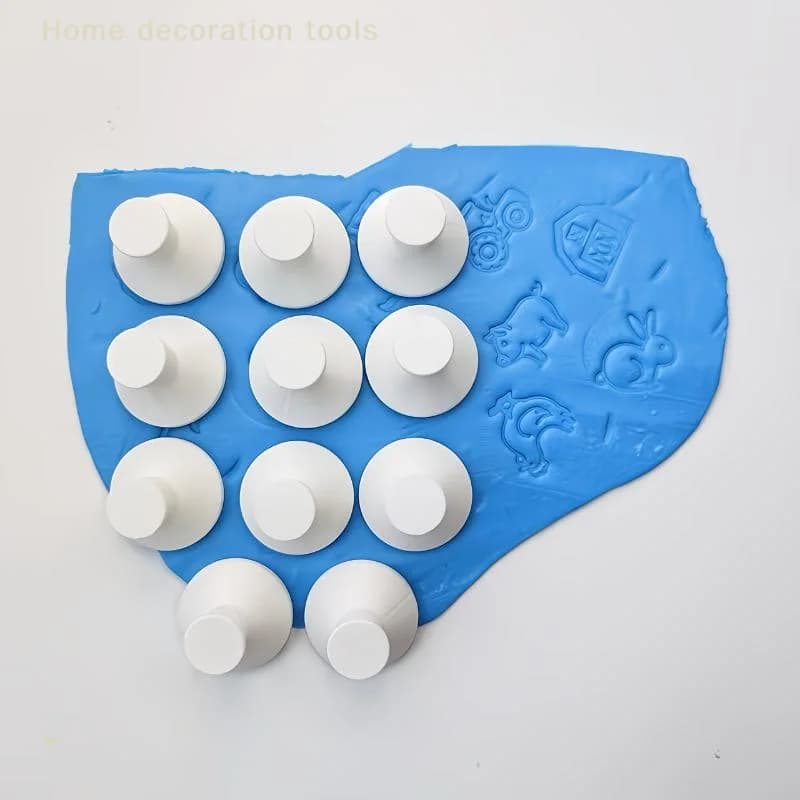 portable12pcs Animal Themed Clay Stamp Set for Soft Clay Wax and Epoxy Resin Versatile DIY Craft Tool Kititem
