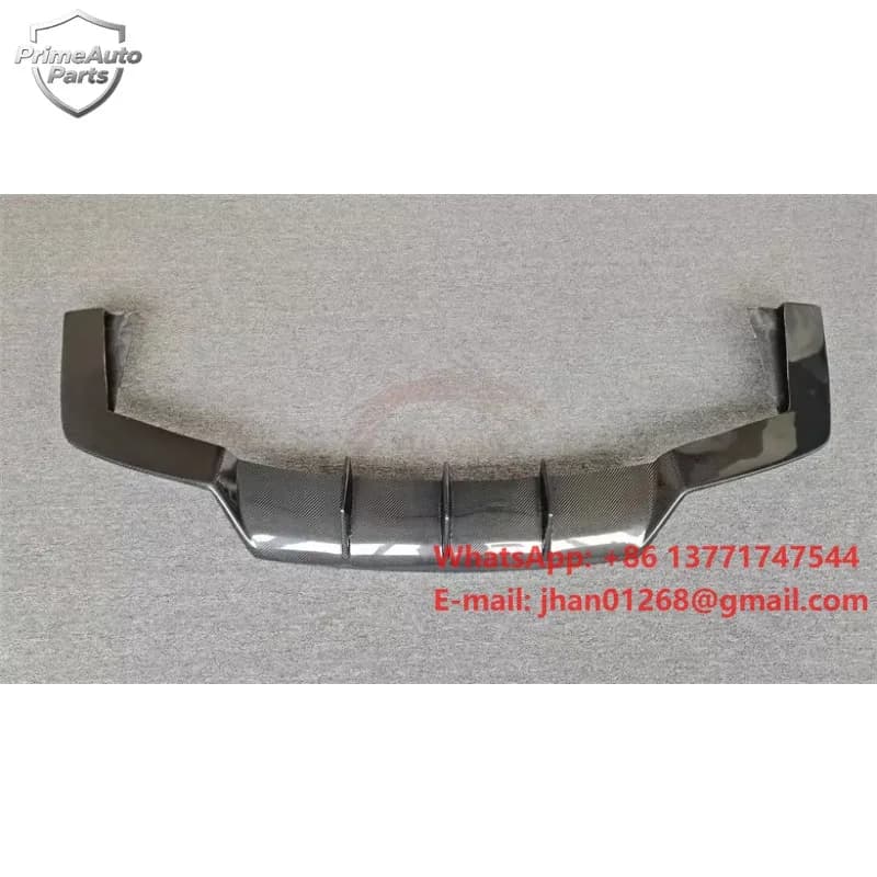 3D style carbon fiber rear diffuser rear bumper diffuser rear bumper lip for ghibli body kit 2014-2019