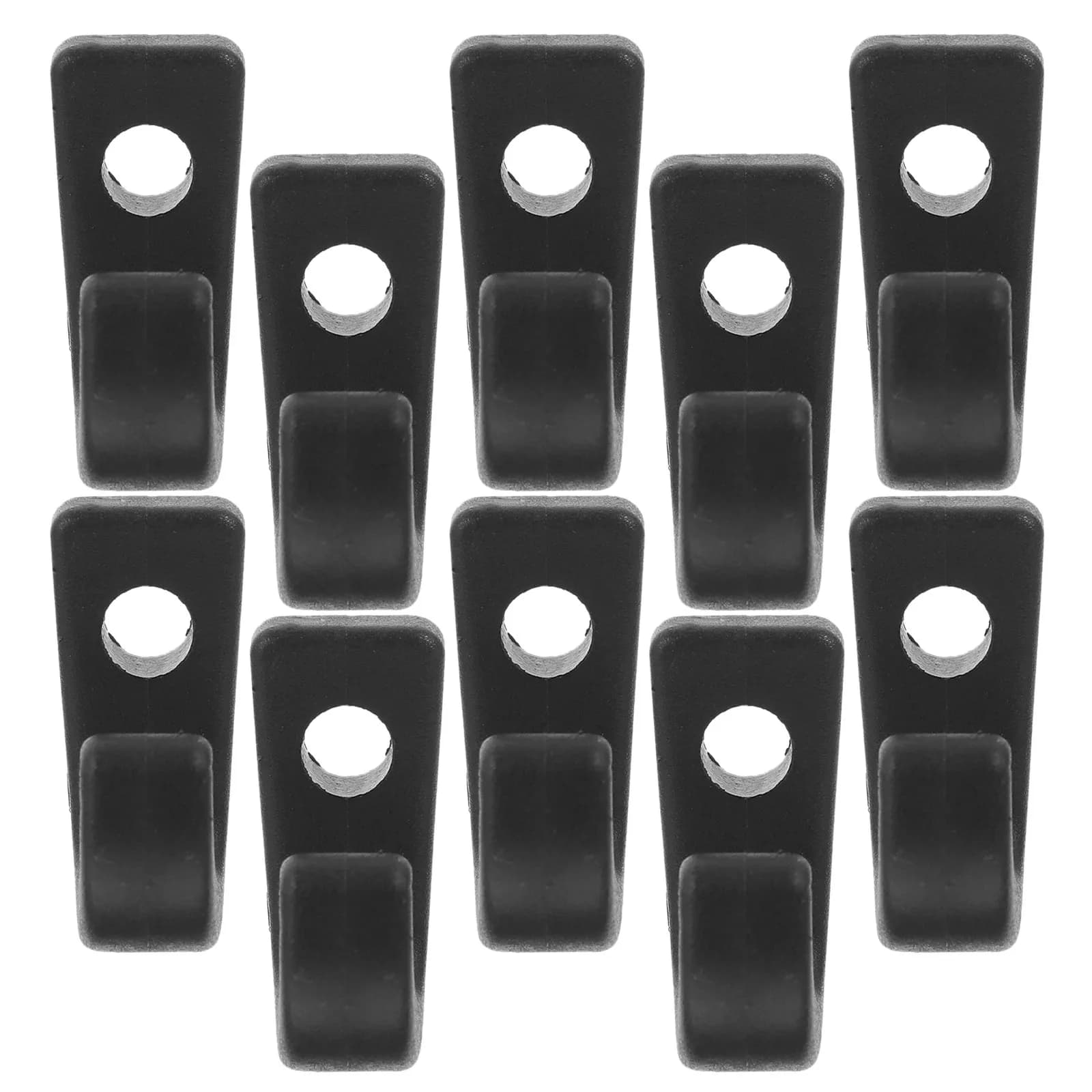 20 Pezzi Ganci a J in Nylon per Kayak, Ganci per Cavi Elastici per Ponte Barca, Clip di Fissaggio Marino, Ganci per Cinghie di Stoccaggio Pagaie Kayak