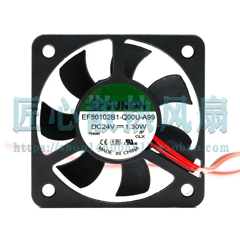 For Jianzhun SUNON EF50102B1-Q00U-A99 DC 24V 1.30W 5cm Inverter Cooling Fan