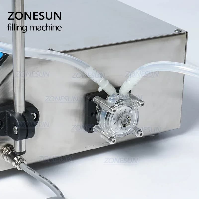 ZONESUN ZS-YTPP1T Peristaltic Pump Bottle Water Filler Liquid Vial Filling Machine Beverage Drink Oil Perfume