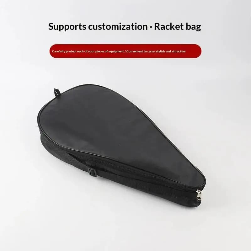 Water Resistant Oxford Padel Paddle Bag Adjustable Shoulder Strap Fits All Standard Tennis Rackets for Daily Court Practice
