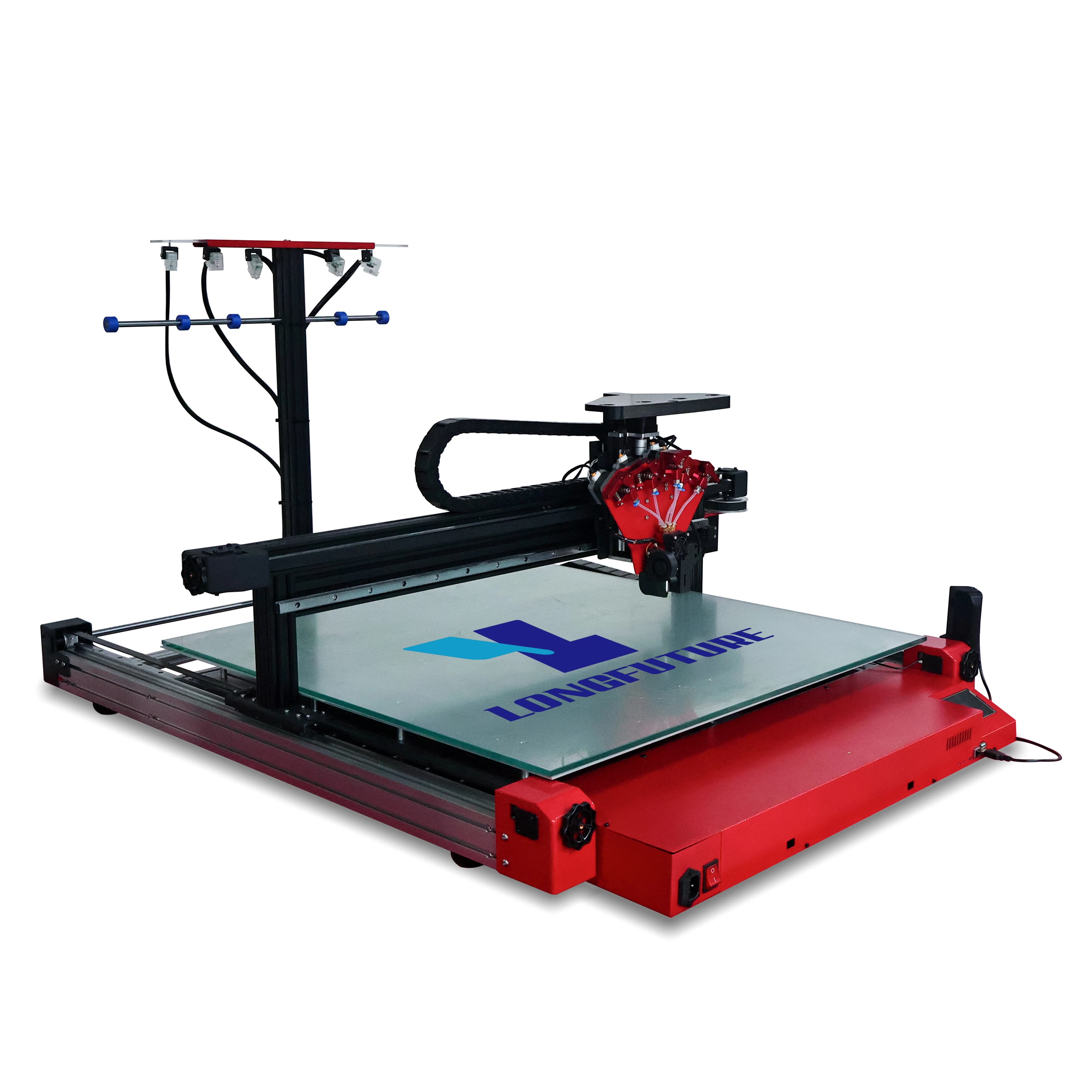 Large Scale 800mm*800mm Industrial Machine 3D Channel Letter Printer 5 Color Auto-change 3D Printer For Signage & Letter