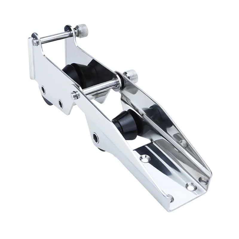 Boat Accessories 316 Stainless Steel Hinged/Pivoting Anchor Bow Roller 330mm High Polished Nylon Rollers Marnie Hardware