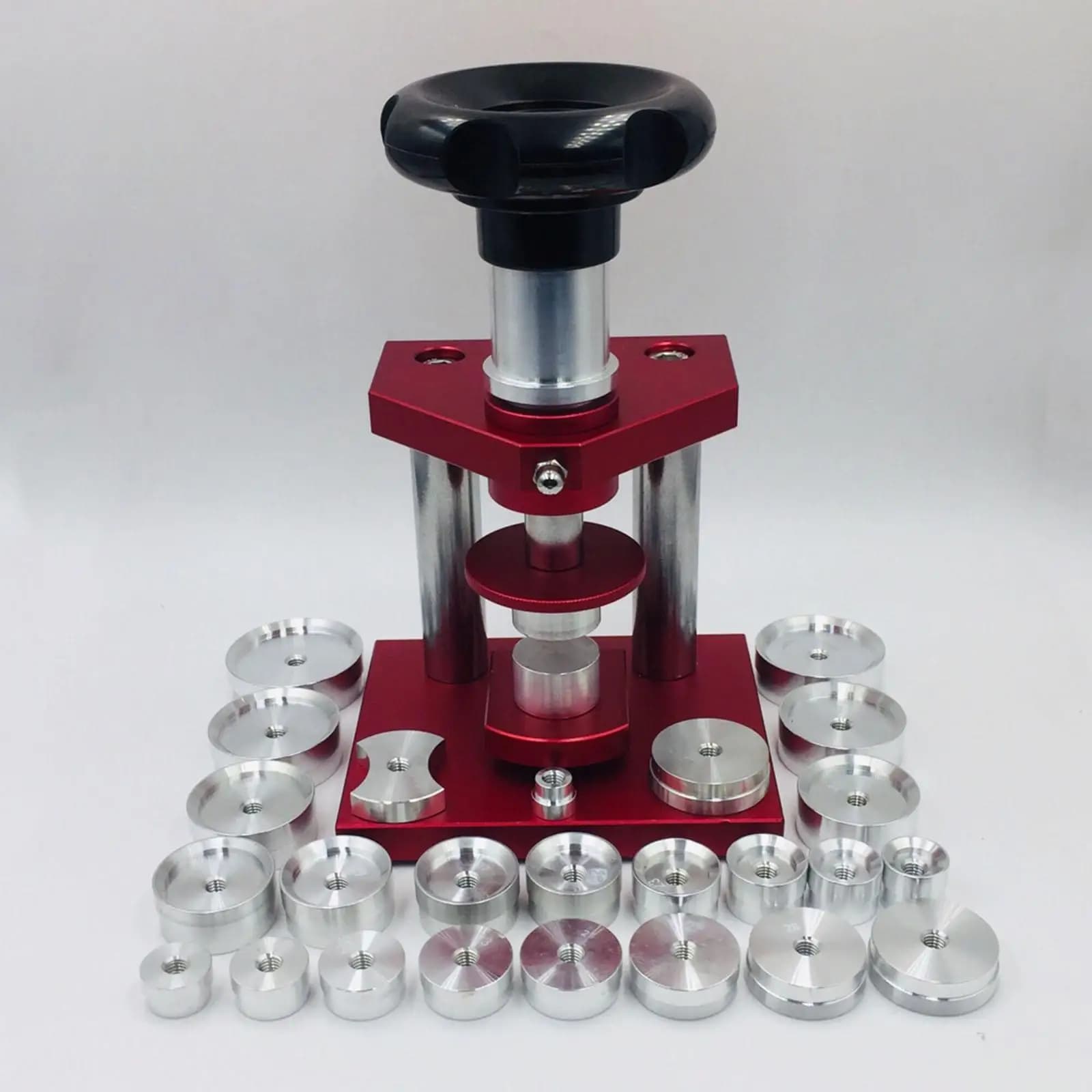 Set di Strumenti Professionali per Pressare Orologi, Macchina Efficiente per Chiusura Fondello a Vite per Riparazioni Fai-da-te e Professionali