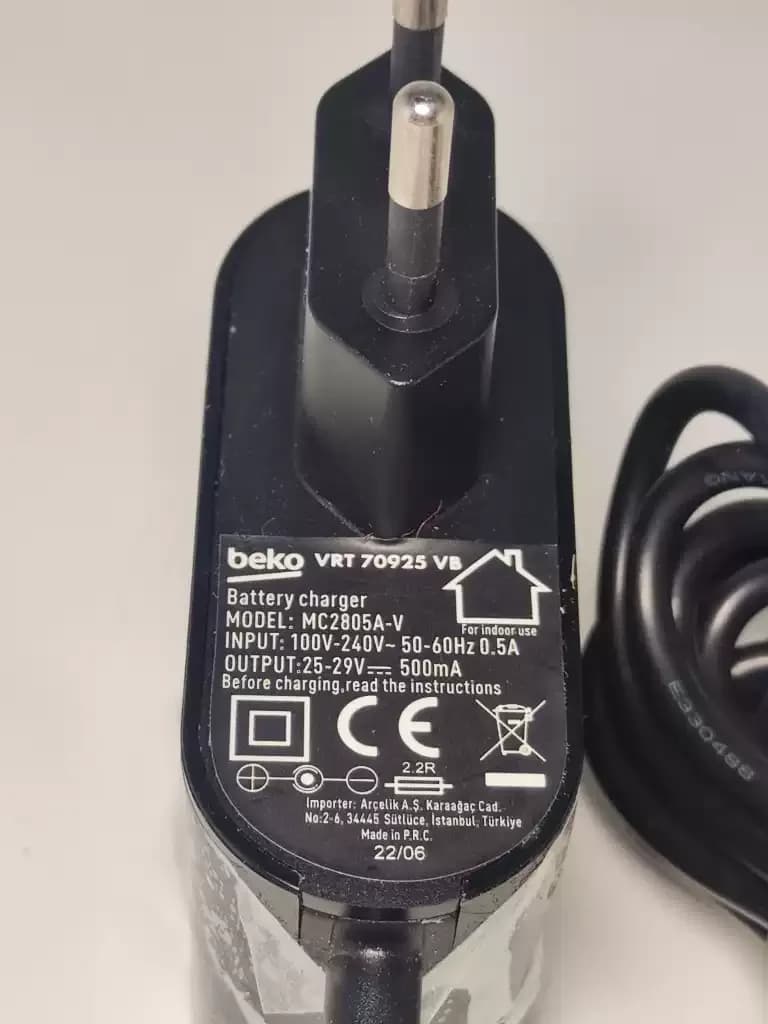 Vacuum cleaner charger MC2805A-V original genuine power adapter EU plug
