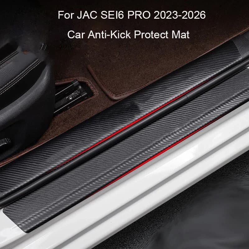 Auto B-Pilastro Anti-Sporco Door Anti-Calcium Protect Pad For JAC SEI6 PRO 2023-2026 Tronco Resistant To Graffi Accessories for Interior Cars