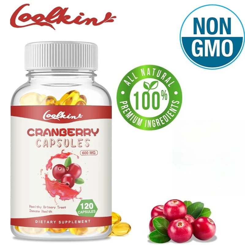 Integratore di estratto di mirtillo rosso - Ricco di vitamina C, antiossidante, favorisce il metabolismo, supporto ultra per il tratto urinario per donne e uomini