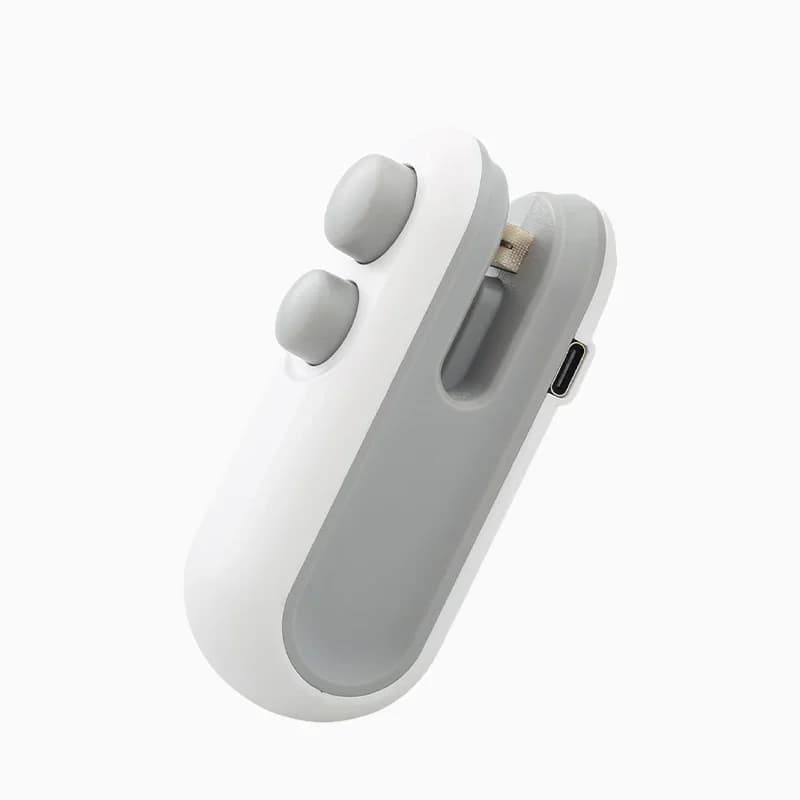 Mini sigillatrice portatile per sacchetti di calore di vendita calda, sigillatrice portatile per imballaggi alimentari in plastica con clip, sigillatura per alimenti domestici