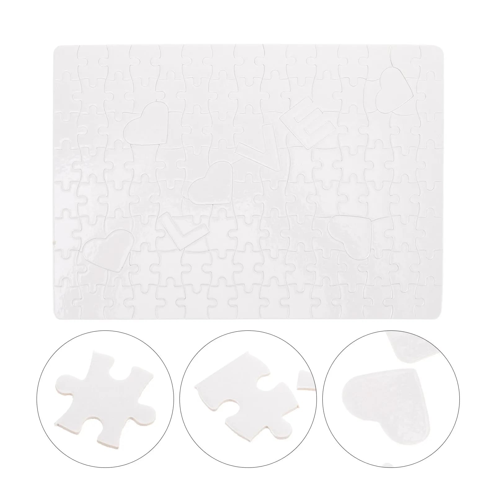 Set di Puzzle 'Love' per Sublimazione, Kit Fai-da-Te per Trasferimento a Caldo, per Matrimoni, Compleanni, Aula, Casa