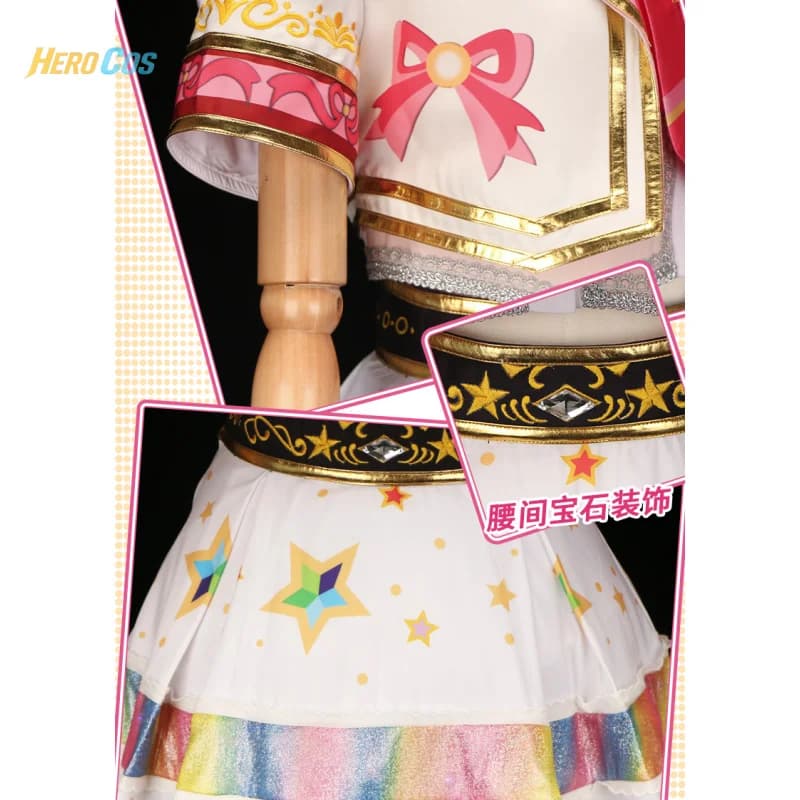 Costume Cosplay Aikatsu Hoshimiya Ichigo, Abito Lolita da Donna per Halloween, Carnevale, Festa a Tema Anime, Uniforme 2026 Nuovo
