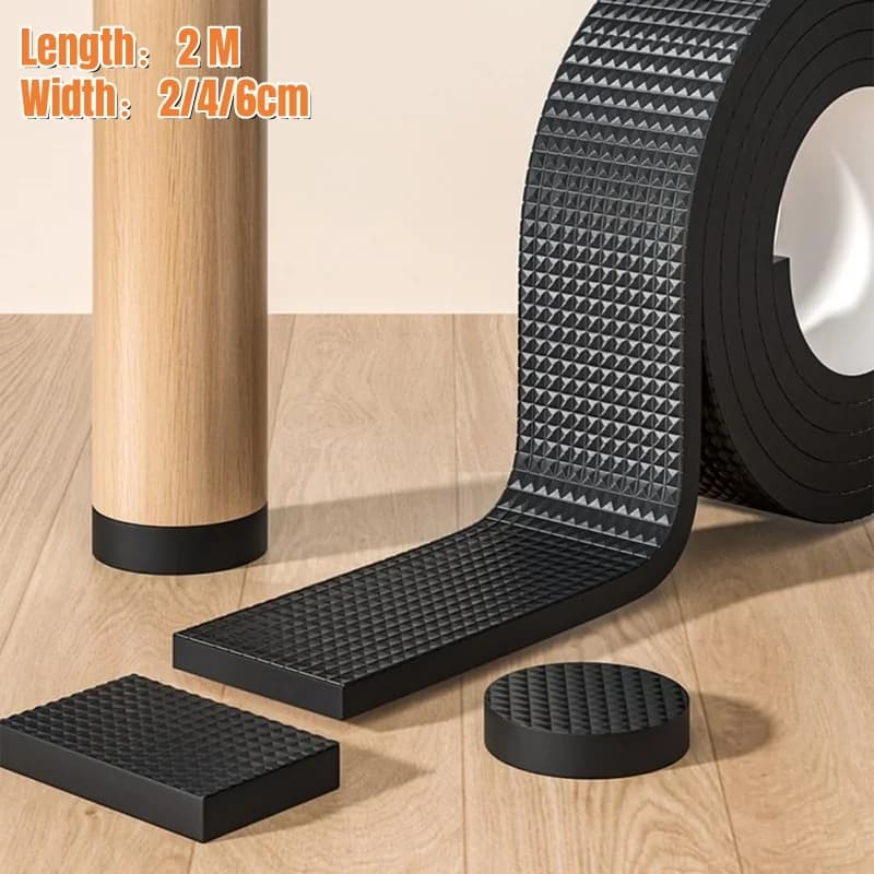 Do-it-yourself-slip furniture cushions Mute Mats Shock Absorber for bumper Thick Anti-slip Mat Foot Covers Self-adhesive Table Chair Protection Mat
