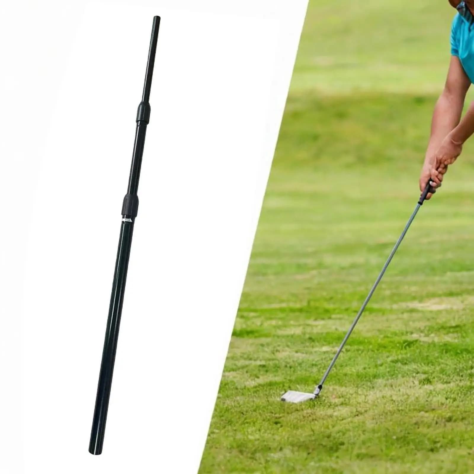 Putter da golf con albero telescopico a tre sezioni, regolazione professionale della lunghezza
