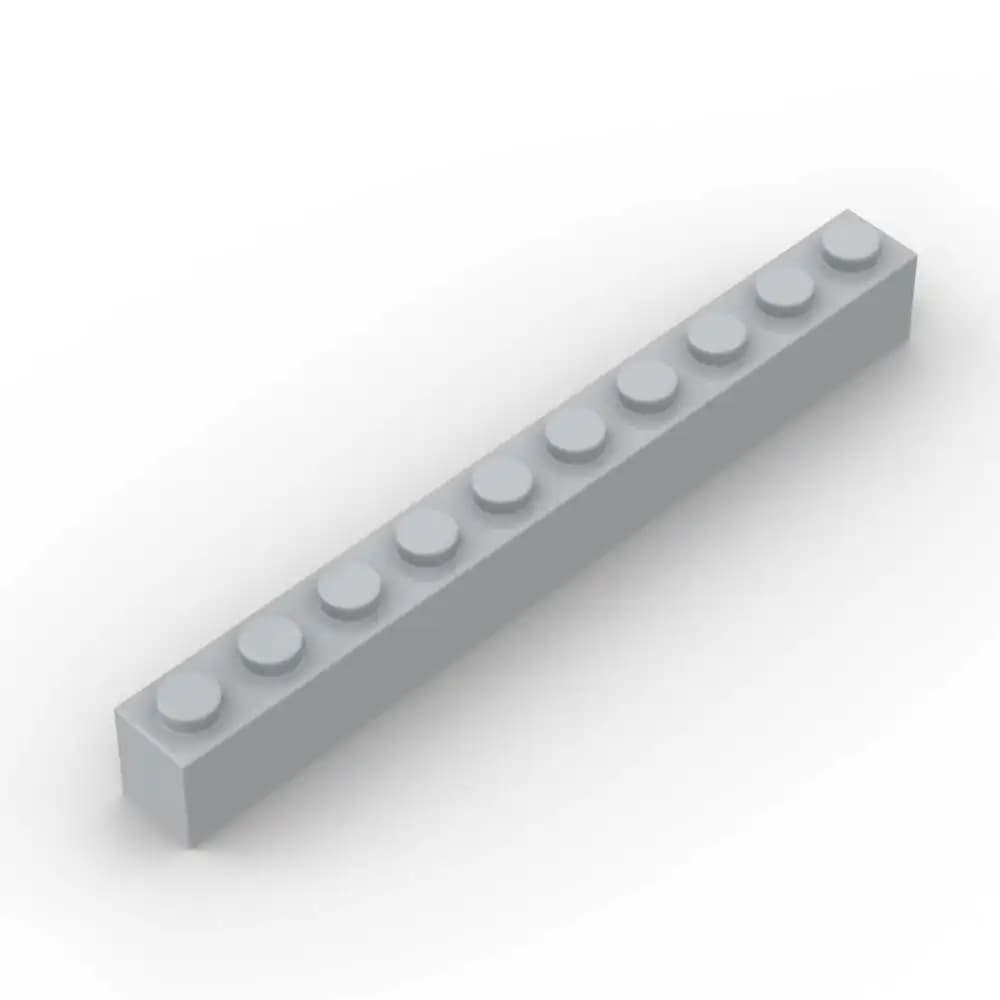 MOC 10PCS Mattoni 6111 Piastra 1x10 senza Tubi Inferiori Building Blocks High-Tech Casa Castello Particelle Giocattolo FAI DA TE Regali Di Compleanno