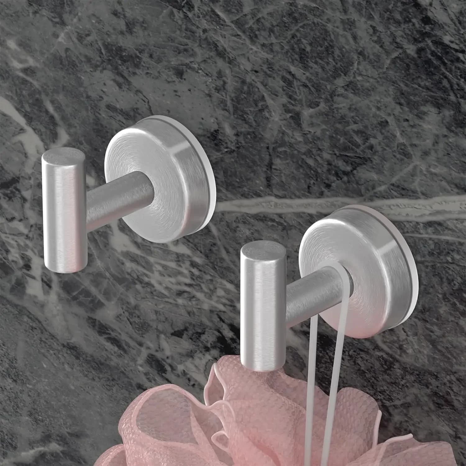 Stainless Steel Hook, Single Hook, Kitchen, Bathroom, Bathroom, Wall, Clothing, Hat, Suction Cup Hook