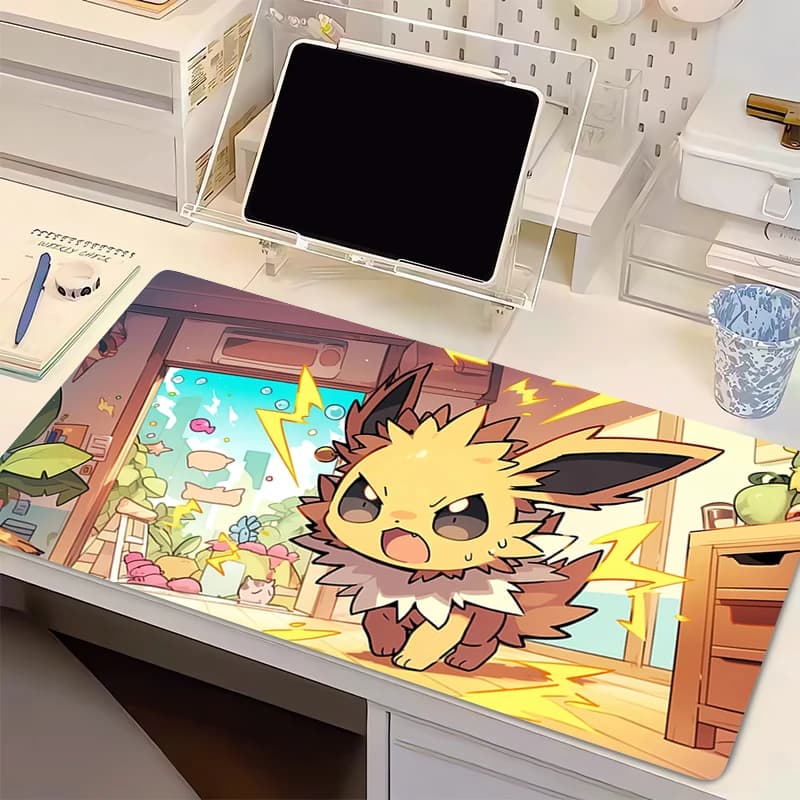 Natural Rubber Mouse Mat Pokemon Anime Gaming Accessories Varmilo Keyboard Mat Gabinete Gamer Carpet Mousepad Mouse Mat