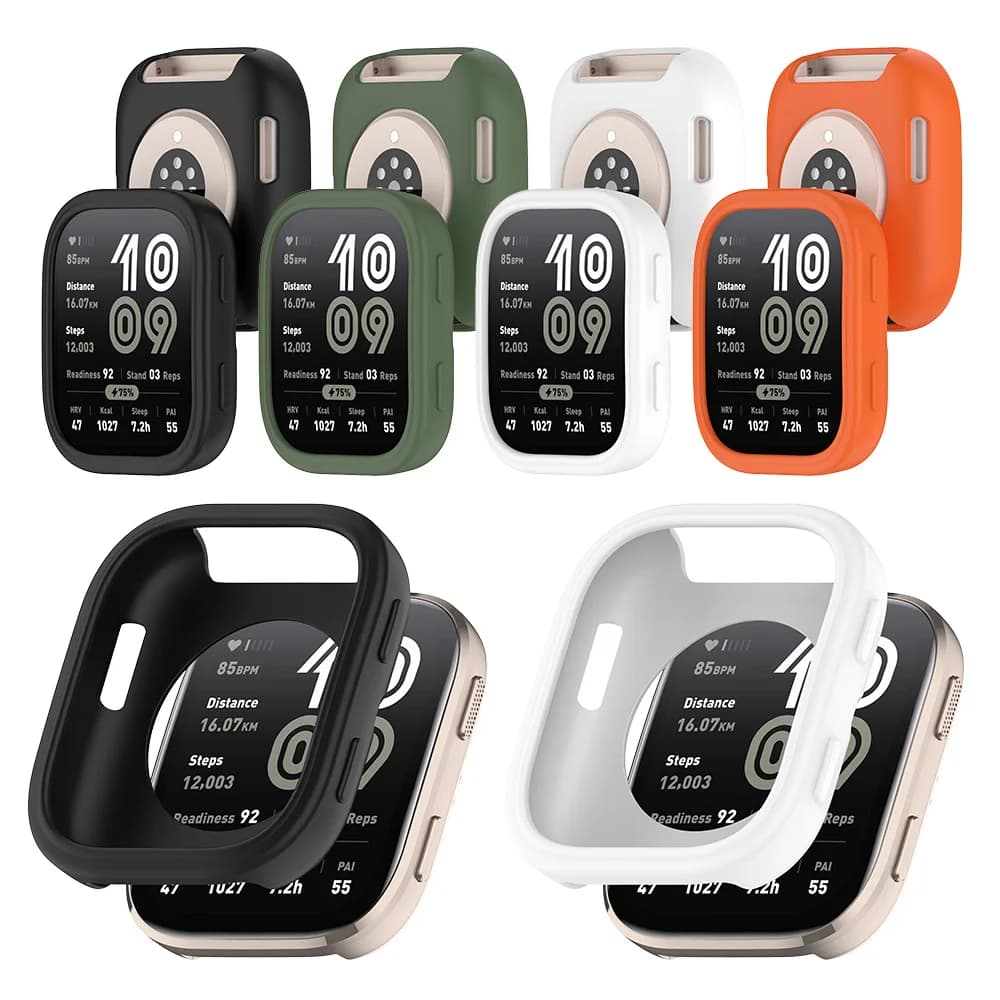 Custodia ufficiale in silicone per smartwatch Amazfit Bip 6, accessori, guscio protettivo cavo, cover paraurti, correa, custodie per Amazfit Bip 6