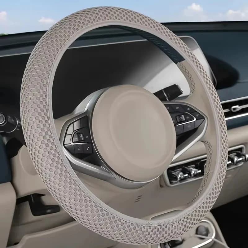 No inner ring Elastic car cover in ice silk Breathable and comfortable cover for all seasons