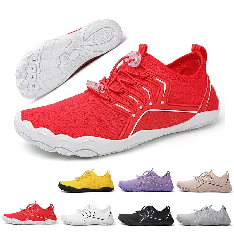Outdoor Water Shoes in Cinque Dita, Barefoot Sandals for Aquatic Sports, Breathable, with Low Cutting Rubber Sole for Swimming, Fitness, Cycling