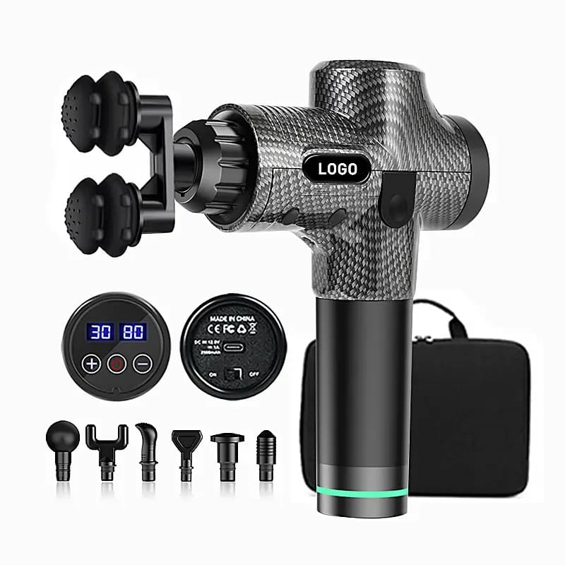 Wholesale Portable Electric Fascia Gun Full Body Relief Deep Tissue Percussion Muscle Massager for Body Massage