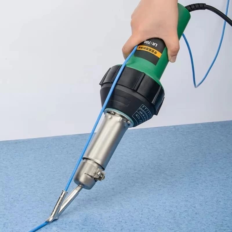 1600W Hot Air Welder Heat Gun Plastics Welding Tool for PP PVC Tarpaulin Roofing Vinyl Floor