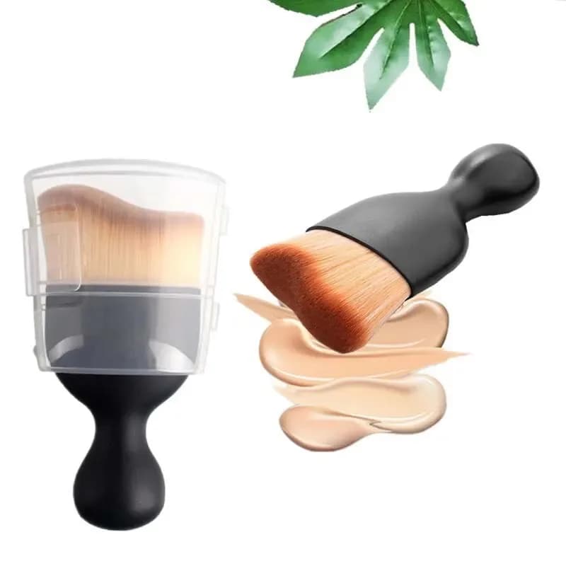 Pennello per trucco singolo Pennello per trucco con curva ad arco Pennello per fondotinta Pennello per contorno Strumenti per trucco