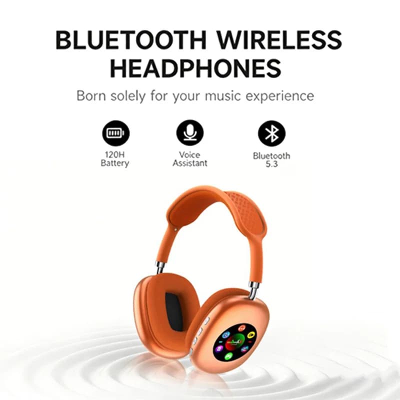 Lenovo Wireless Bluetooth Headset RGB Digital Display With Mic Long Battery life High-fidelity Sports Earphones