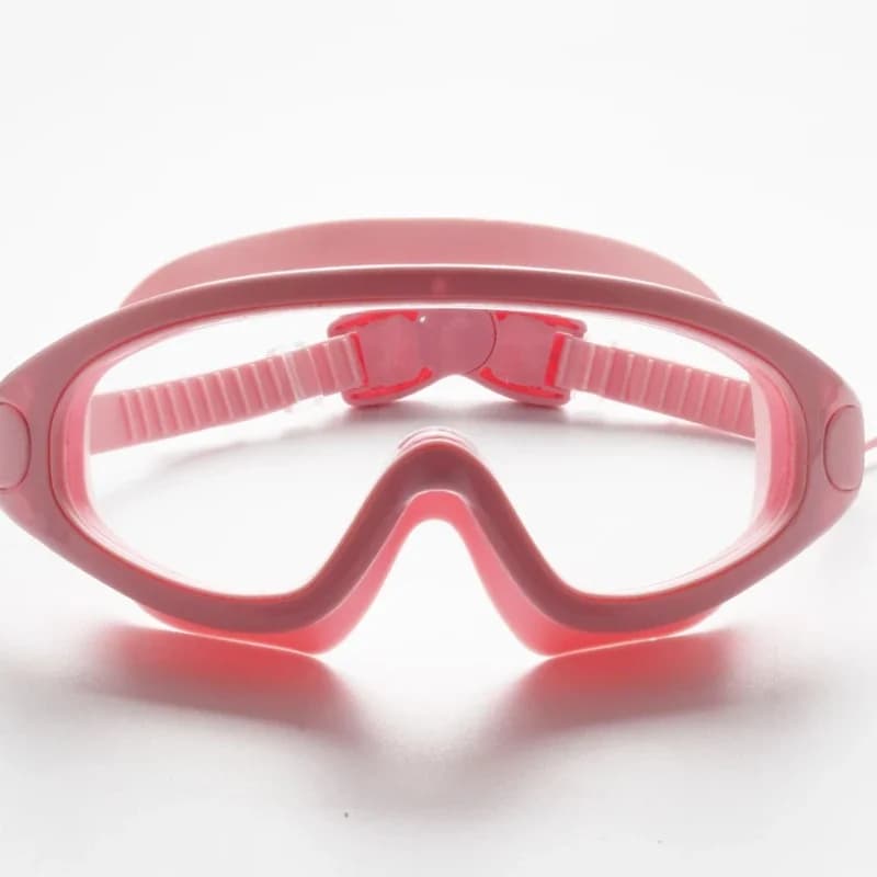 New large frame swimming goggles, waterproof and anti-fog high definition transparent men's and women's swimming goggles