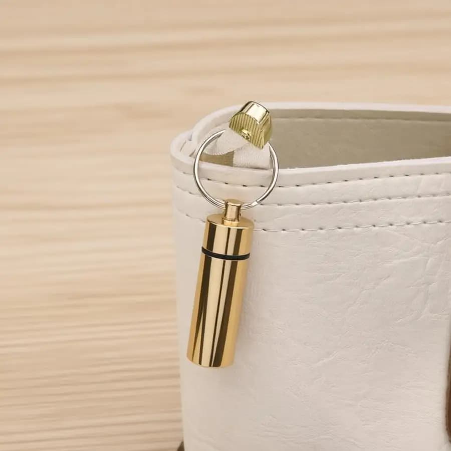 Mini Waterproof Small Medicine Jar Bottle Outdoor Keychain Hanging Pendant Cute Keychain Keychains Multi-color